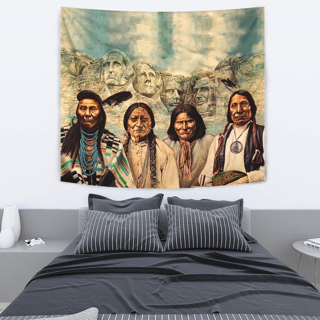 Native American 3D All Over Printed Tapestry