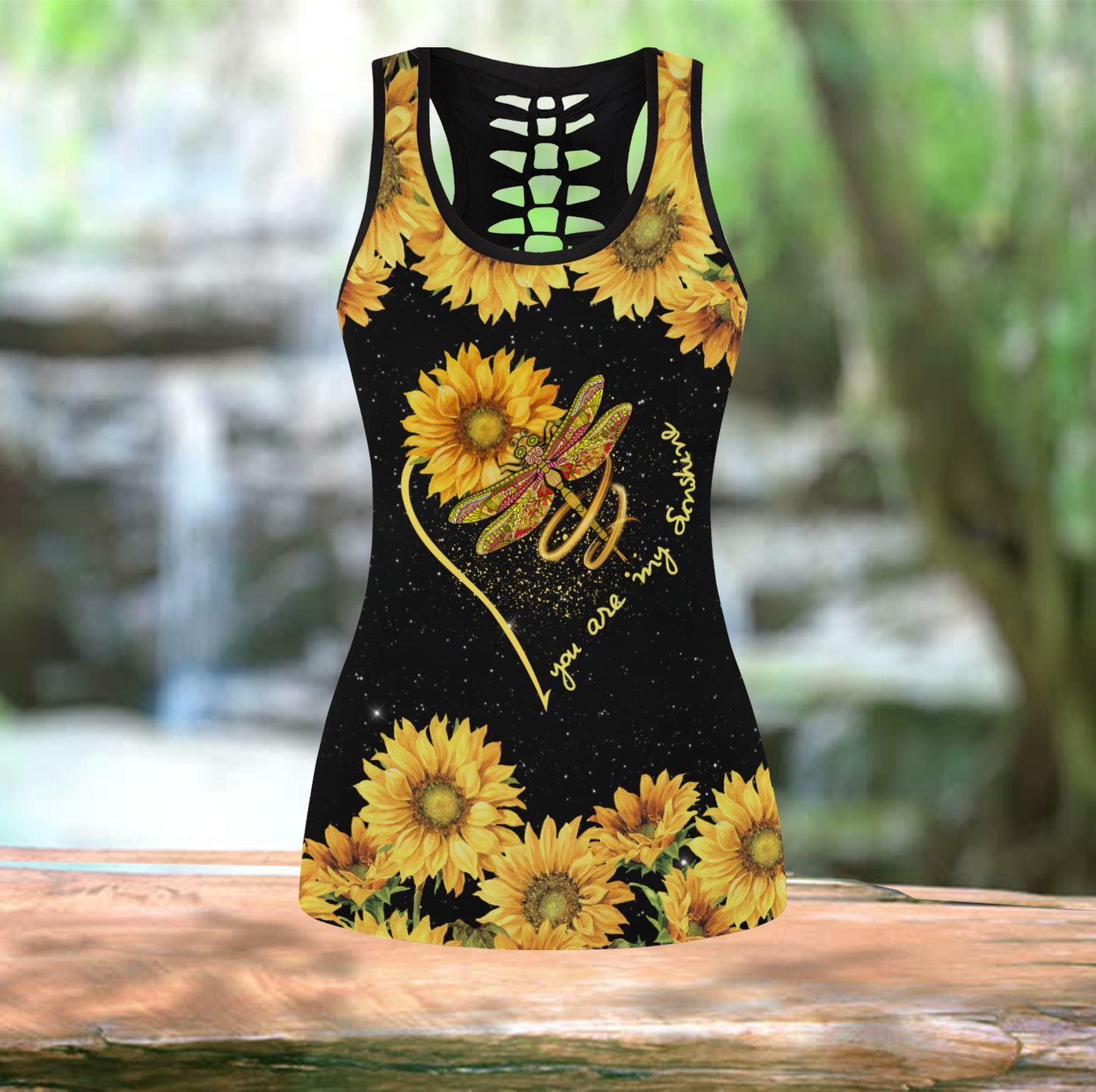 Dragonfies-You Are My Sunshine Combo Legging + Tank Top JJW29082004