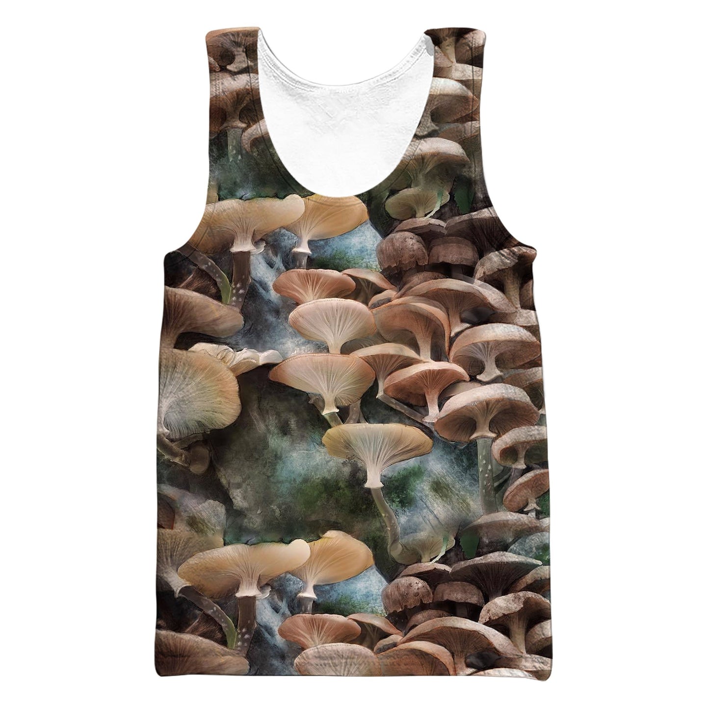 Chanterelle Mushrooms Hoodie-Apparel-NTH-Tank Top-S-Vibe Cosy™