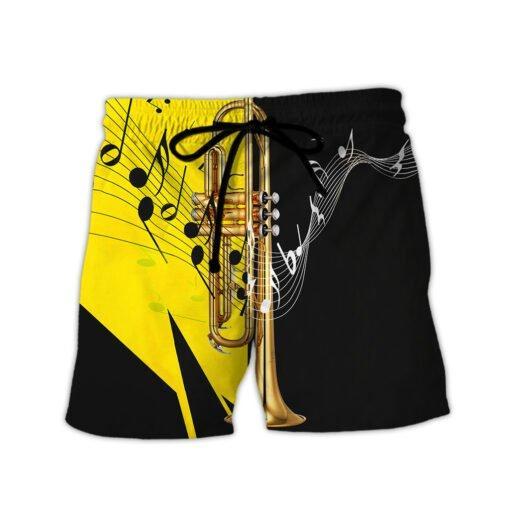 Trumpet music 3d hoodie HG11292-Apparel-HG-Shorts-S-Vibe Cosy™
