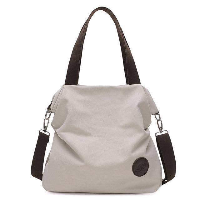 Women's Large Pocket Messenger Handbag-Shoulder Bags-6teenth-beige-small size-(30cm<Max Length<50cm)-Vibe Cosy™