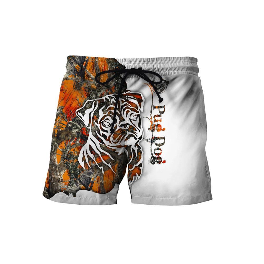 Pug Dog 3D All Over Printed shirt & short for men and women PL