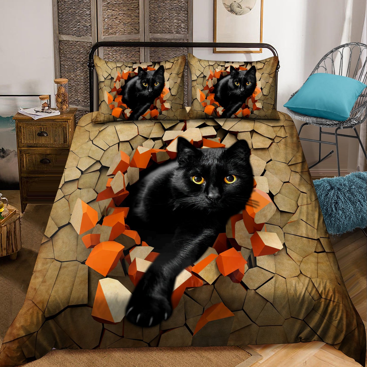 Black Cats Bedding Set NTN10232006