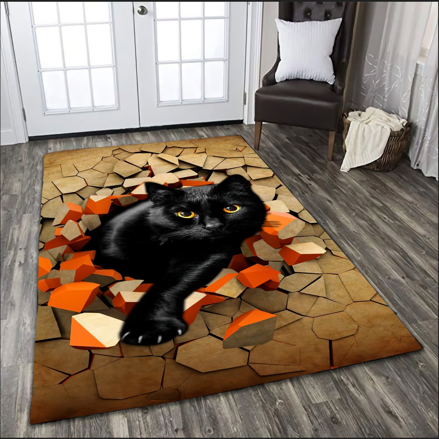 Black Cats Premium Rug NTN10232006