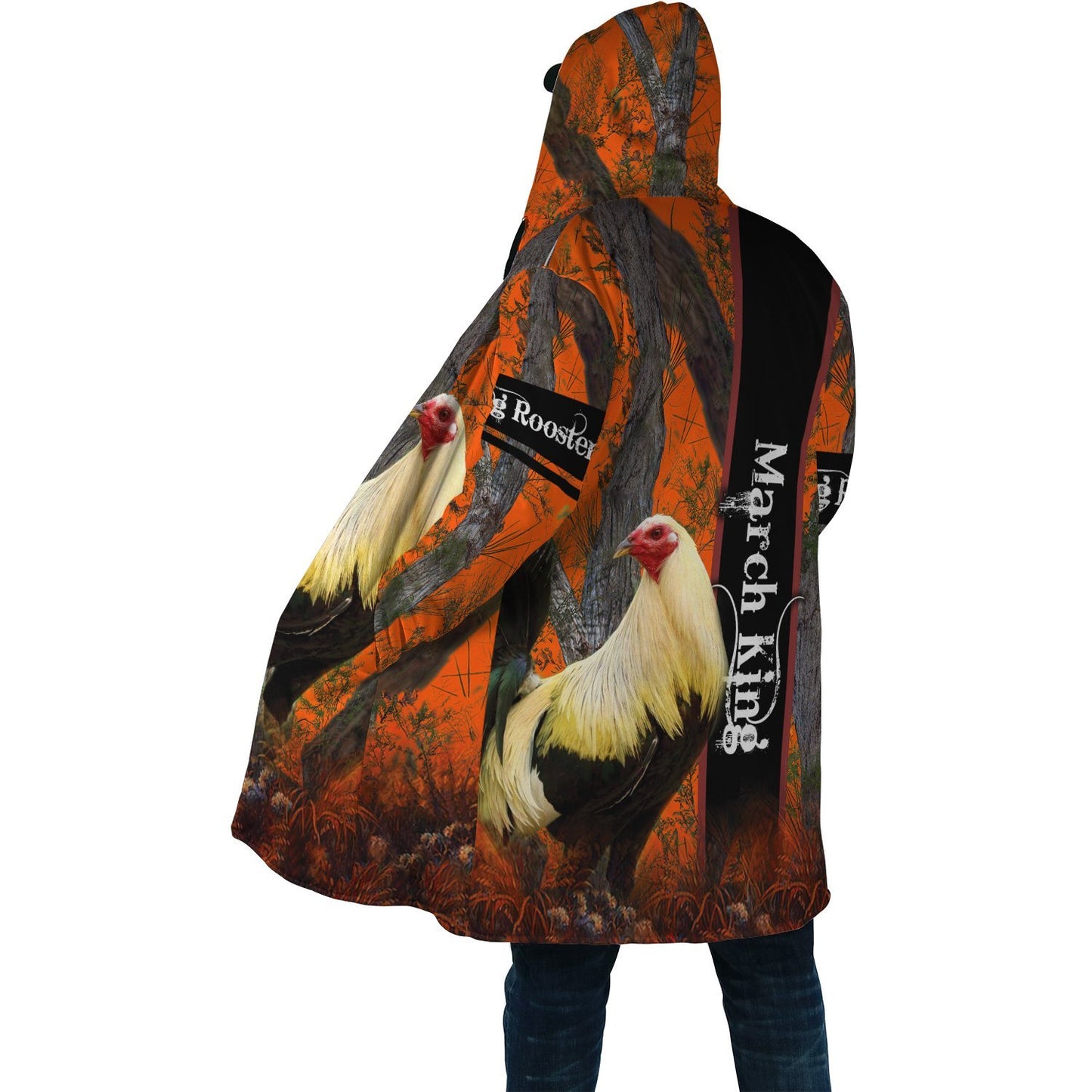 Premium March Rooster 3D Over Printed Unisex Shirts ML