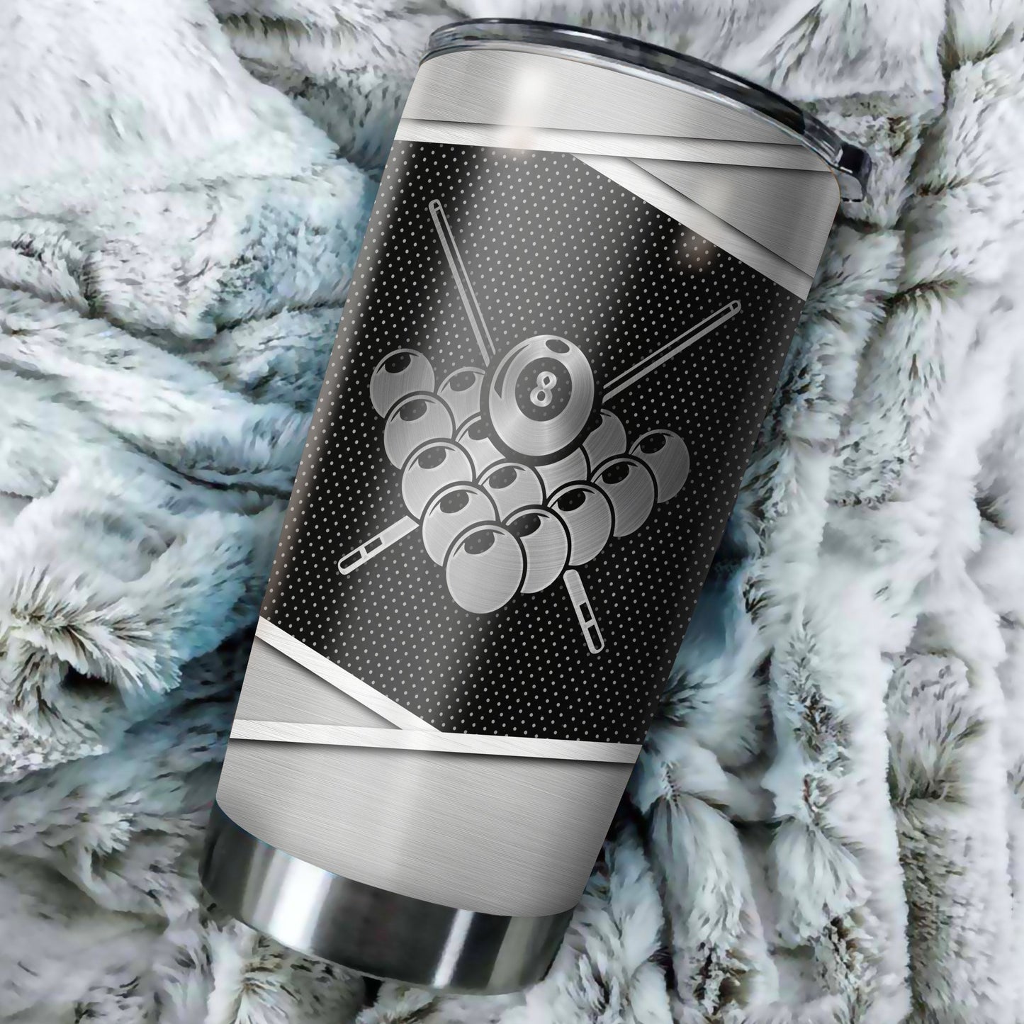 Customize Name Billiard Steel Tumbler MH06012005
