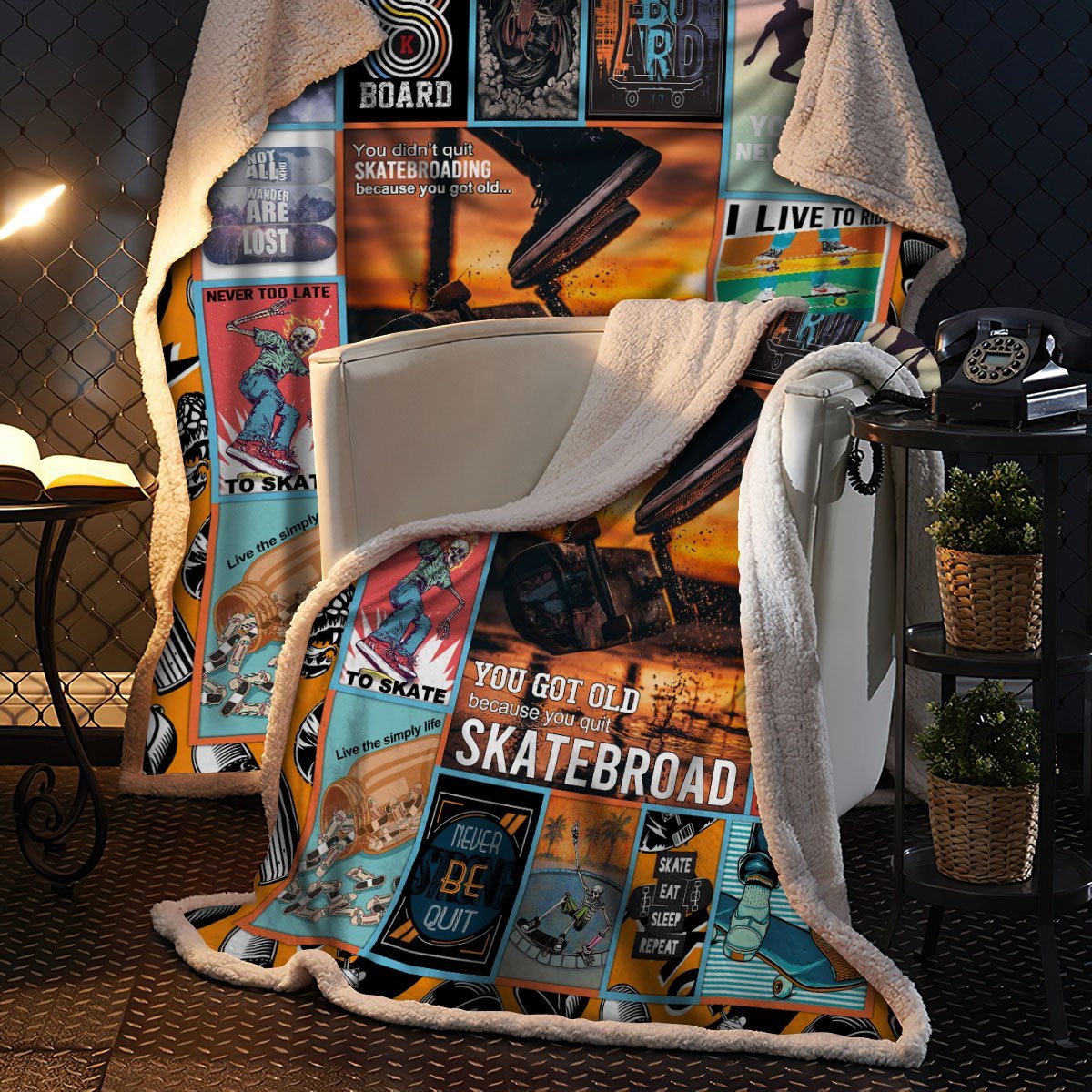 Premium Skateboard Blanket