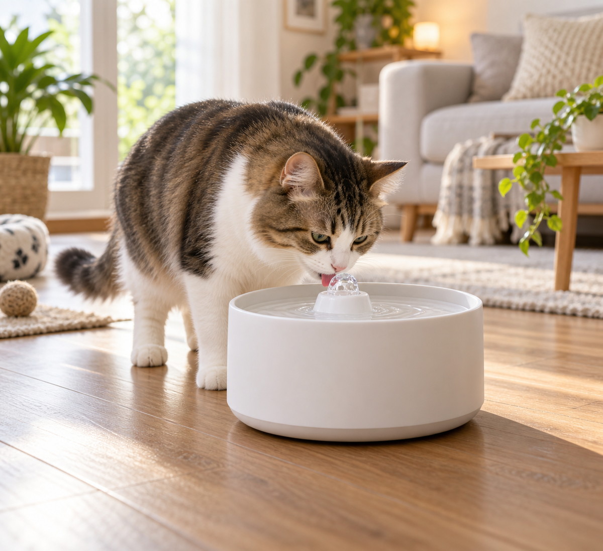 Always-Fresh Dishwasher-Safe Cat Water Fountain