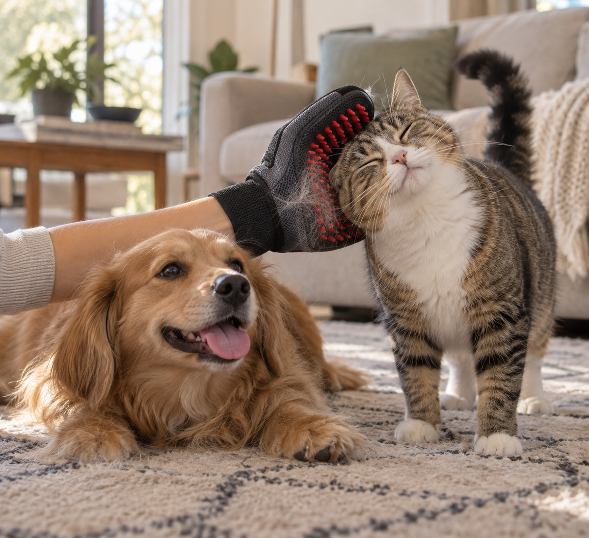Effortless Pet Hair Remover Cleaning Glove