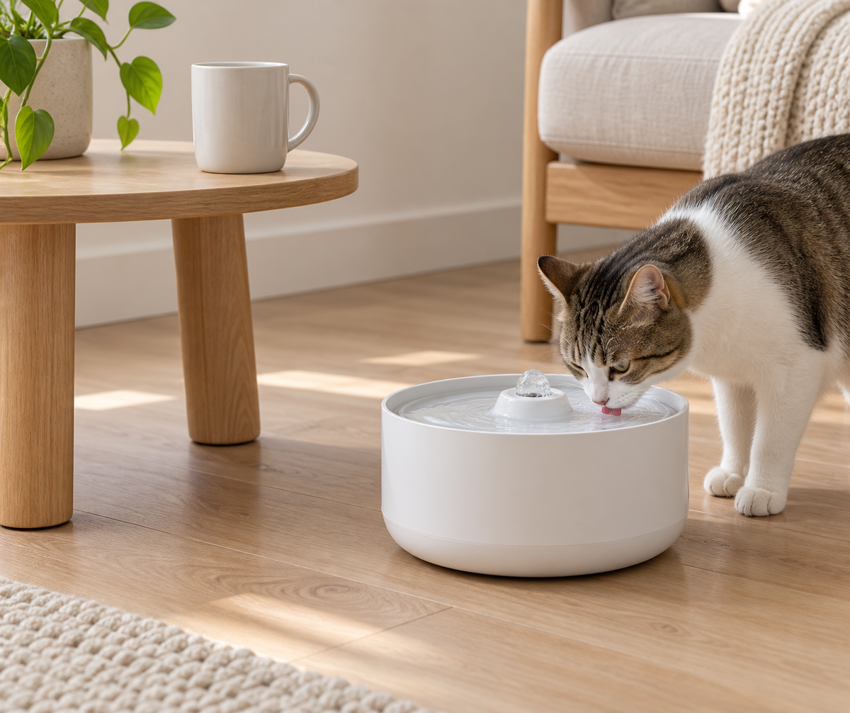 Always-Fresh Dishwasher-Safe Cat Water Fountain