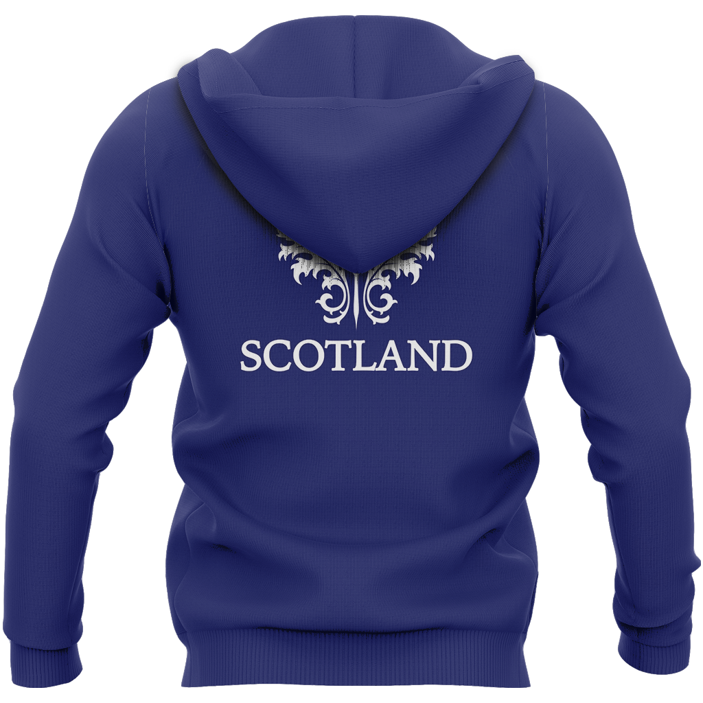 Scottish Flag And Lion - Scotland Hoodie-Apparel-HD09-Zip Hoodie-S-Vibe Cosy™