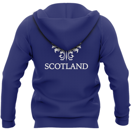 Scottish Flag And Lion - Scotland Hoodie-Apparel-HD09-Zip Hoodie-S-Vibe Cosy™