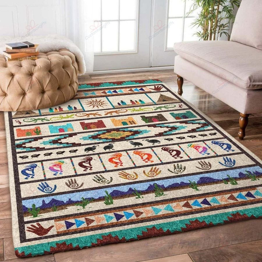 Native American 3D All Over Printed Rug