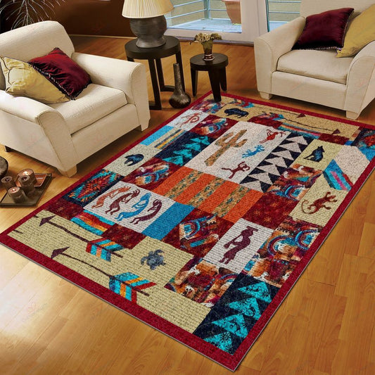 Native American 3D All Over Printed Rug