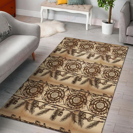 Native American 3D All Over Printed Rug