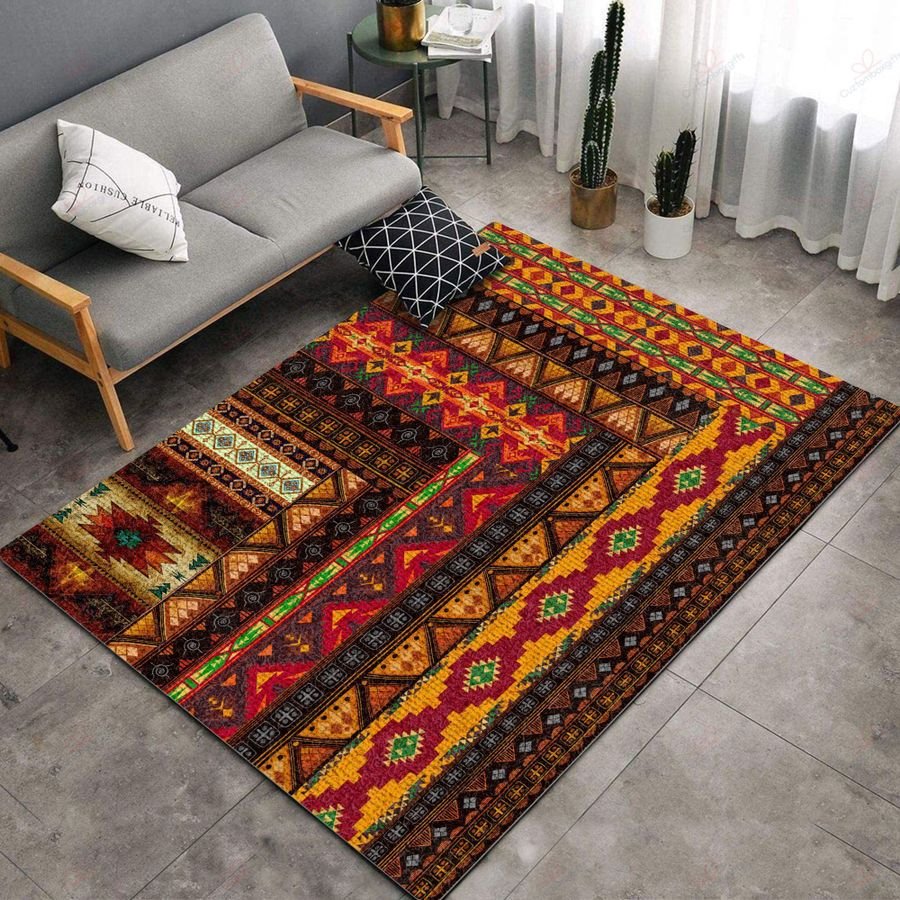 Native American 3D All Over Printed Rug