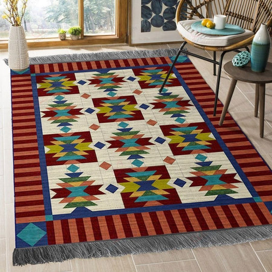 Native American 3D All Over Printed Rug