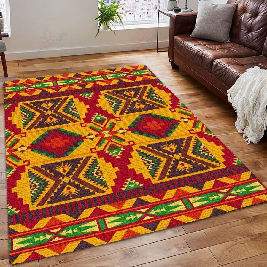 Native American 3D All Over Printed Rug