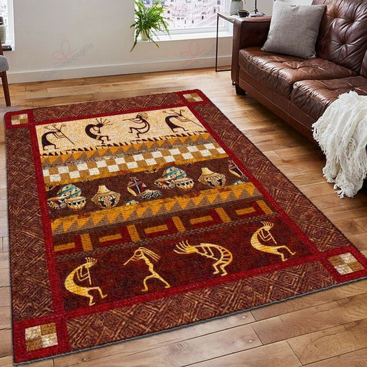 Native American 3D All Over Printed Rug