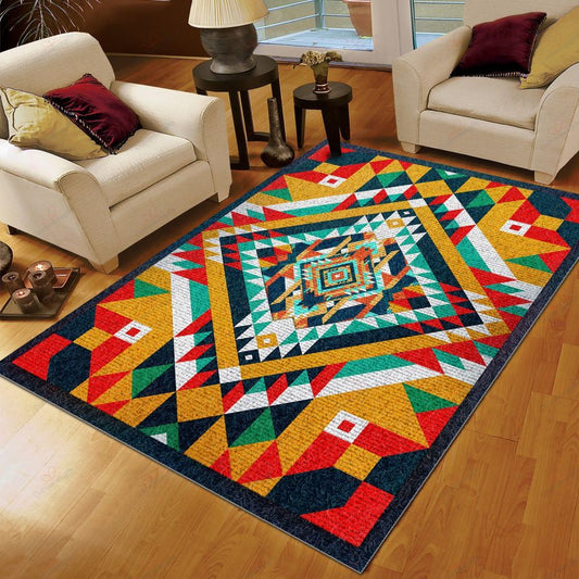 Native American 3D All Over Printed Rug