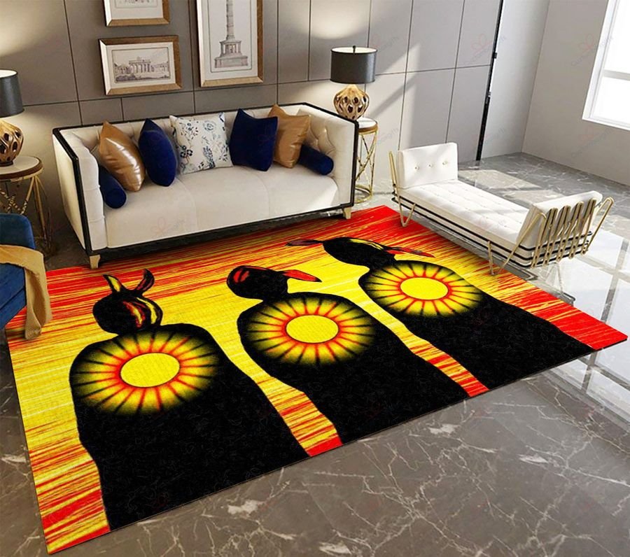 Native American 3D All Over Printed Rug