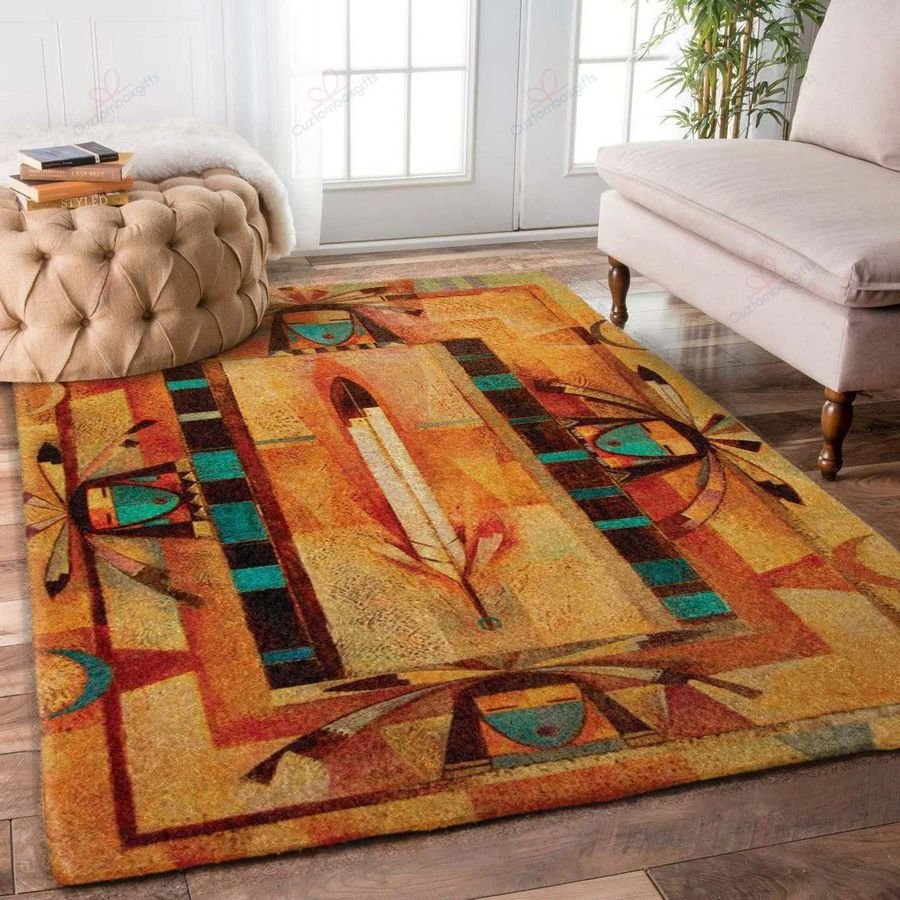 Native American 3D All Over Printed Rug