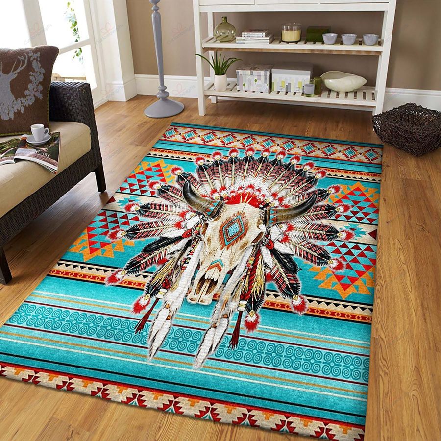 Native American 3D All Over Printed Rug