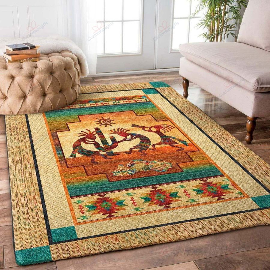 Native American 3D All Over Printed Rug