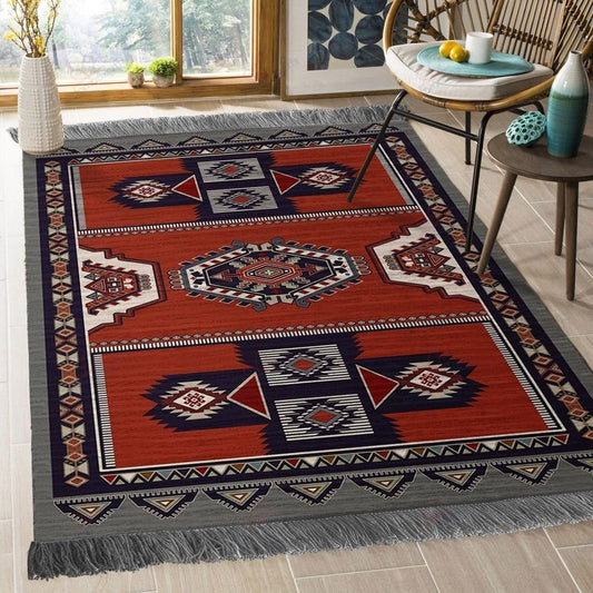 Native American 3D All Over Printed Rug