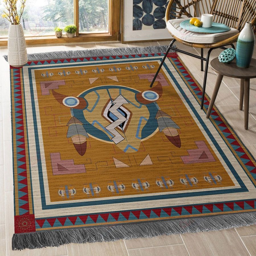 Native American 3D All Over Printed Rug