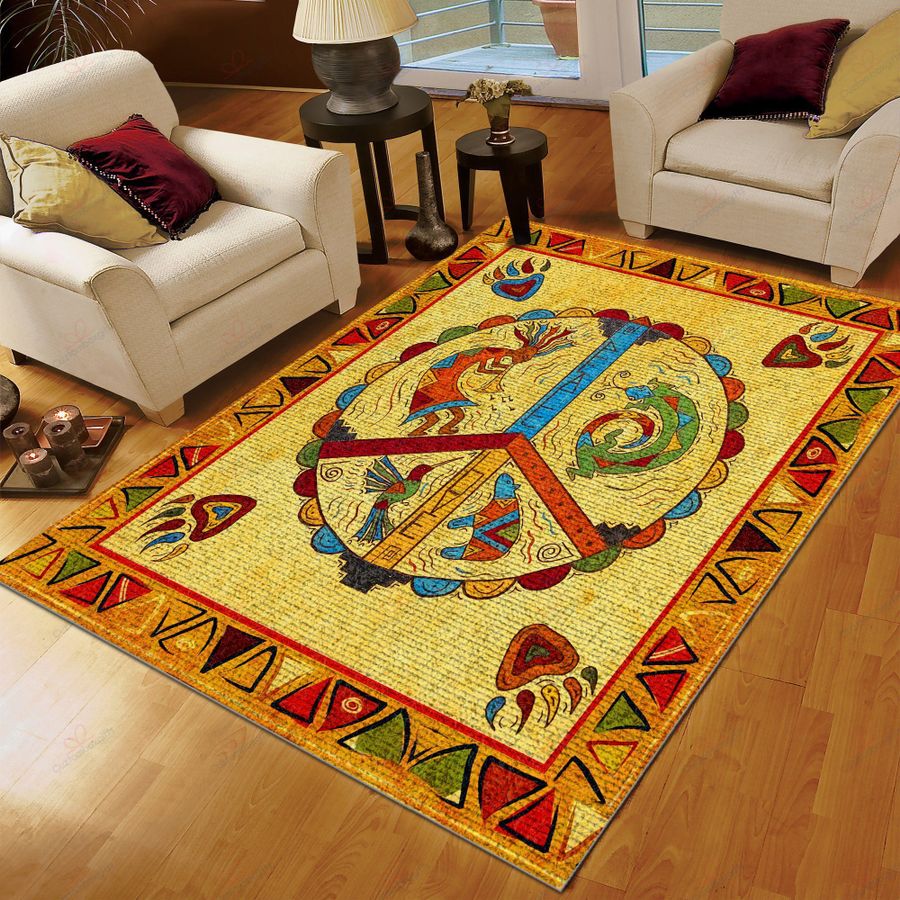 Native American 3D All Over Printed Rug