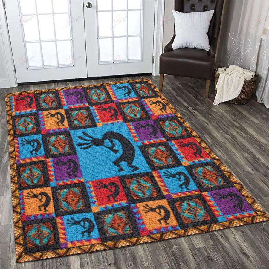 Native American 3D All Over Printed Rug
