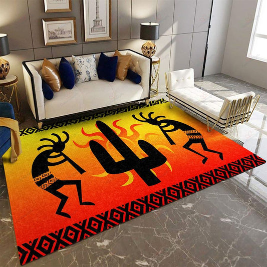 Native American 3D All Over Printed Rug