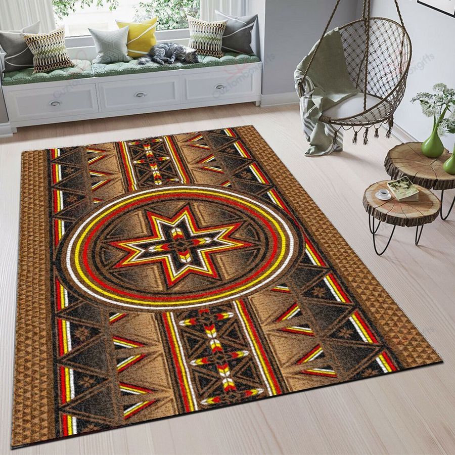 Native American 3D All Over Printed Rug