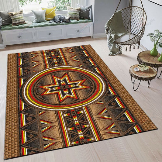 Native American 3D All Over Printed Rug