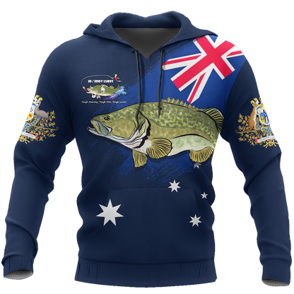 Murray Cod Fishing JD 3D all over shirts for men and women TR2404200 - Amaze Style™-Apparel