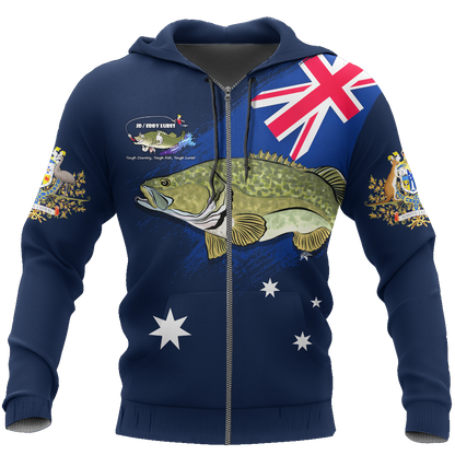 Murray Cod Fishing JD 3D all over shirts for men and women TR2404200 - Amaze Style™-Apparel