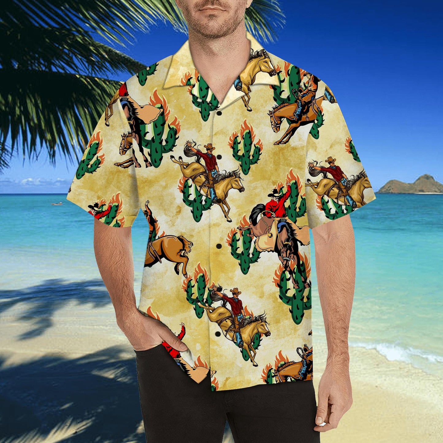 Wildlife Cowboy Shirts JJW29072001-TQH-Apparel-TQH-Hawaiian shirt-S-Vibe Cosy™