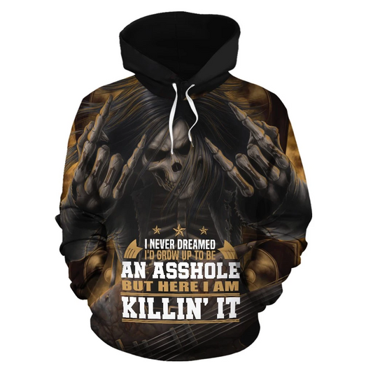 Skull 3D all over printed for man and women PL05032013-Apparel-PL8386-Hoodie-S-Vibe Cosy™