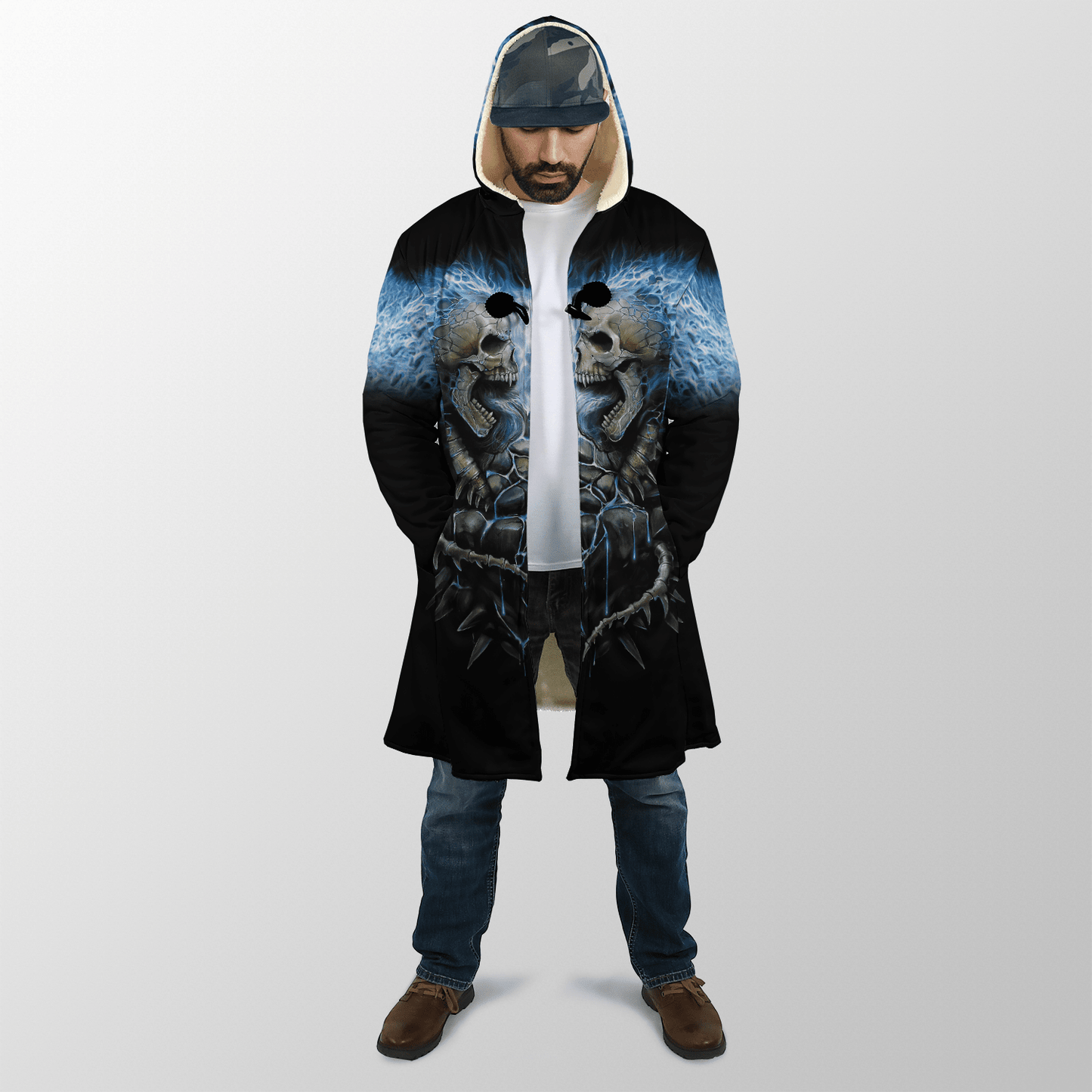 Lighting Skulls Cloak For Men And Women TQH201010