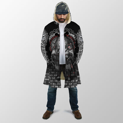 Lion Warrior 3D All Over Printed Zipped Cloak For Men and Women