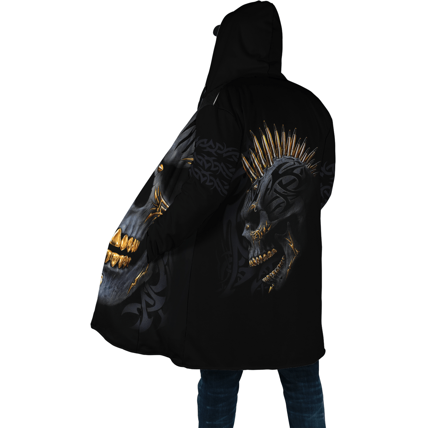 Golden Skull Art Cloak For Men And Women TQH201012