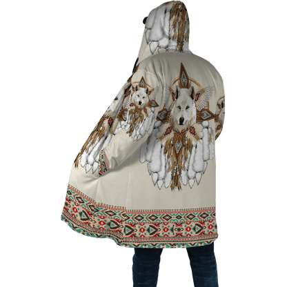 Native Spirit Wolf 3D All Over Printed Unisex Hoodie ML