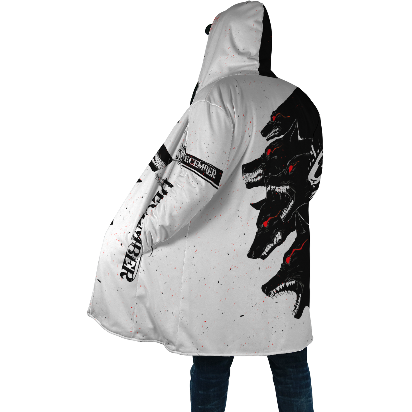 The Dark Wolf December 3D All Over Printed Unisex Deluxe Hoodie ML