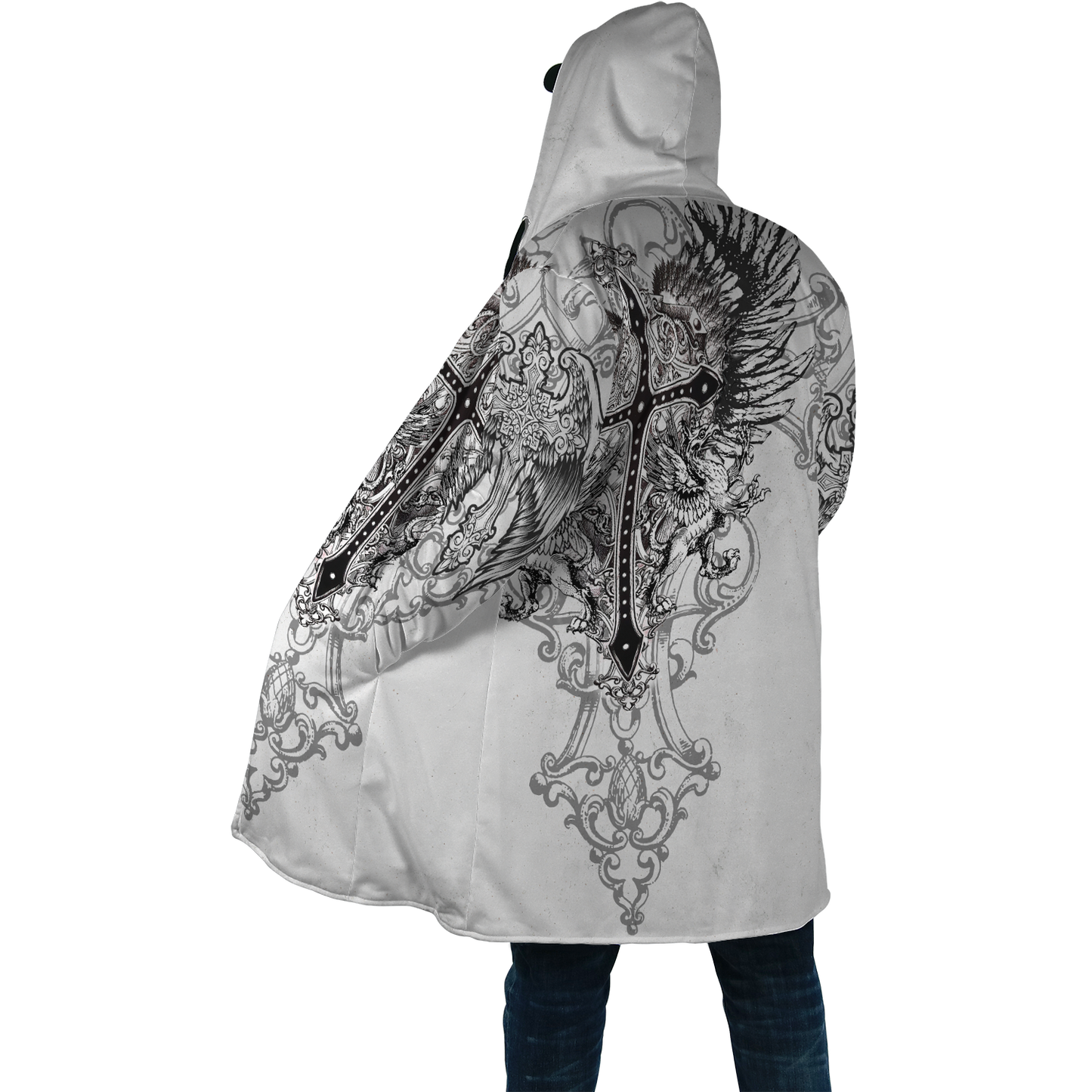 Jesus Cross Tattoo 3D All Over Printed Shirts For Men and Women HHT26102001ST