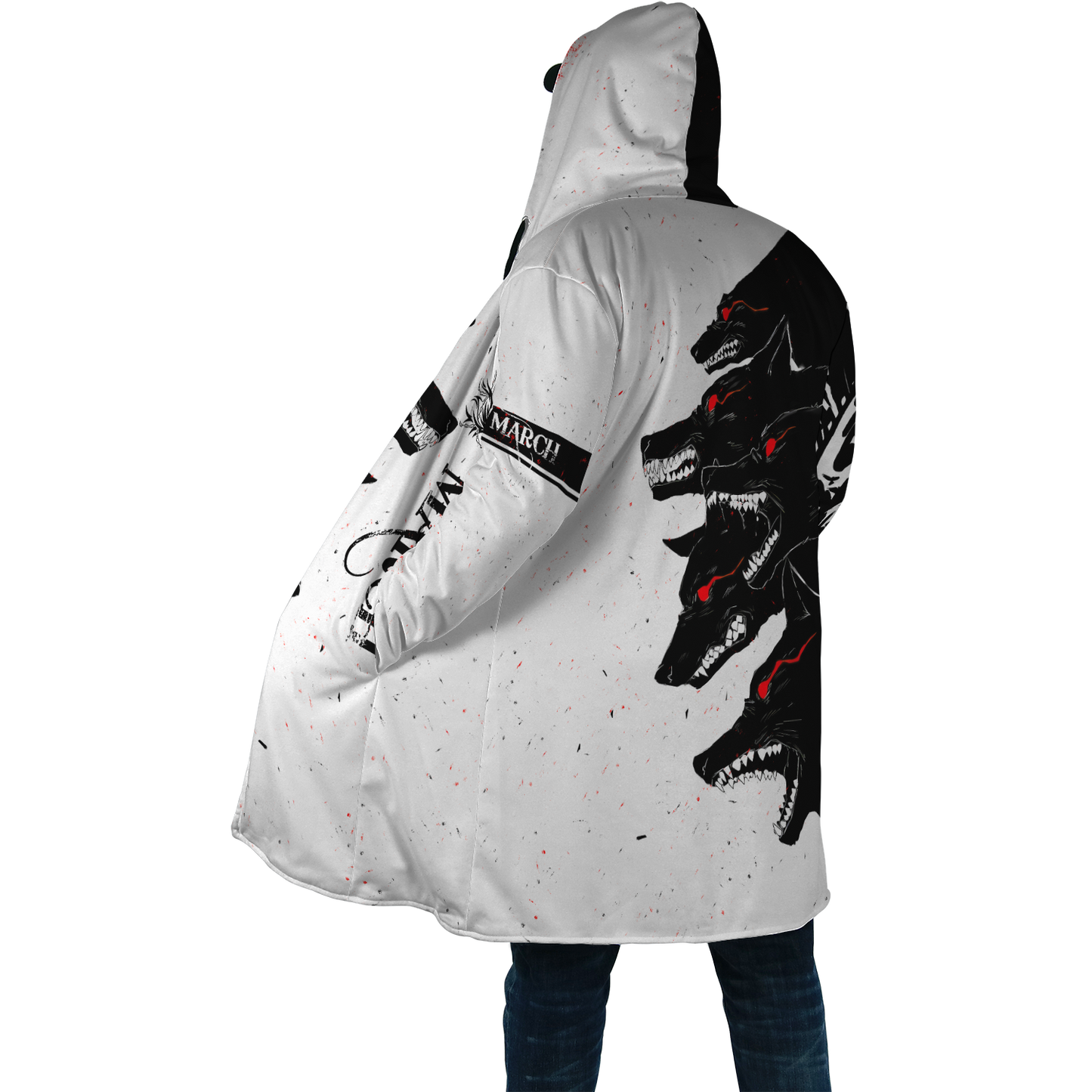 The Dark Wolf March 3D All Over Printed Unisex Deluxe Hoodie ML