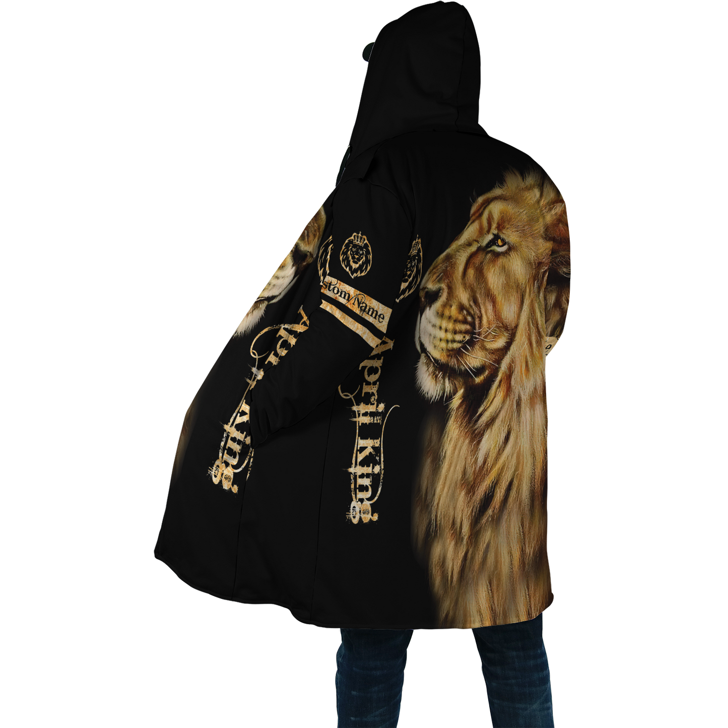 Custom Name April King Lion  3D All Over Printed  Unisex Shirts