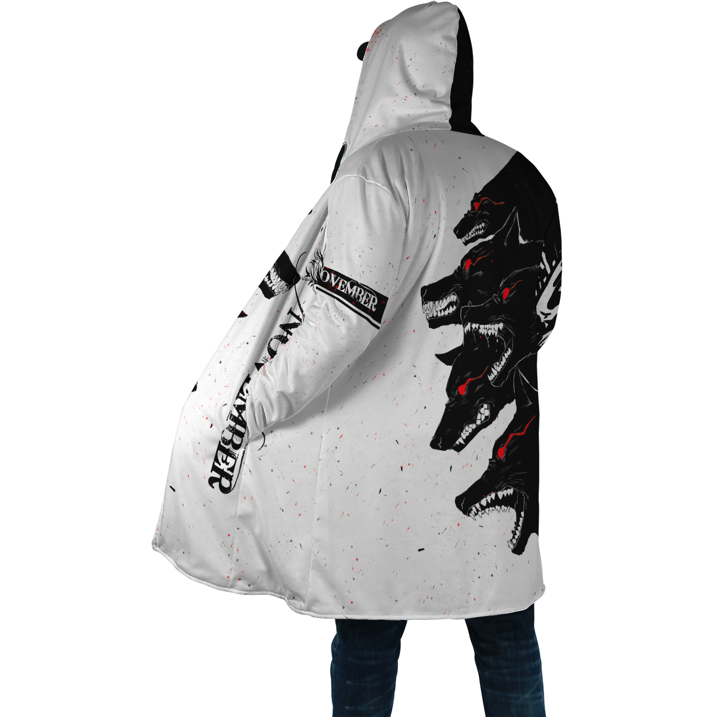 The Dark Wolf November 3D All Over Printed Unisex Deluxe Hoodie ML