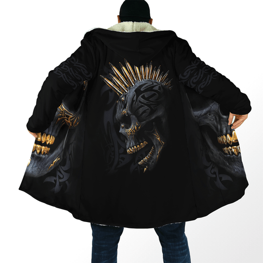 Golden Skull Art Cloak For Men And Women TQH201012