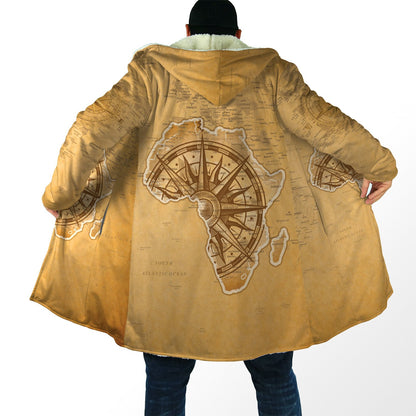 African Map - African Is Our Home Unisex Deluxe Hoodie ML